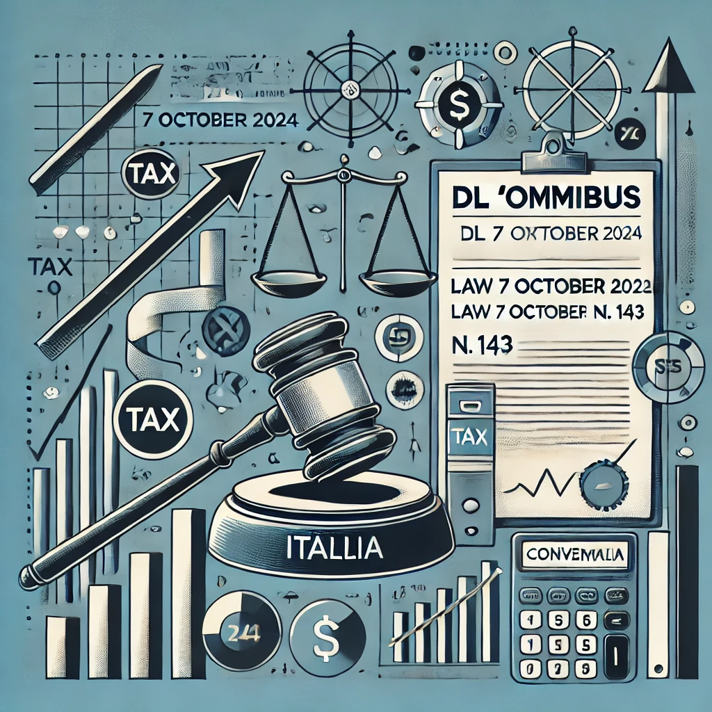 DL “Omnibus” convertito nella Legge 7 ottobre 2024 n. 143 DL "Omnibus" convertito nella Legge 7 ottobre 2024 n. 143