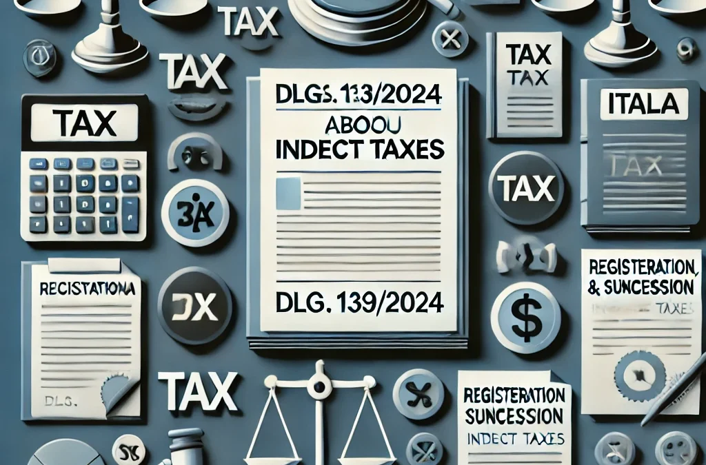 Novità della Riforma delle Imposte Indirette (DLgs. 139/2024)